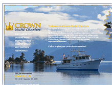 Tablet Screenshot of crownyachtcharters.com